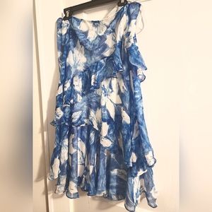 Ralph Lauren Floral Crinkled Midi-Maxi Skirt - NWOT